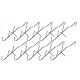 Räucherhaken - AlcoMax Dreifach-Räucherhaken zum Räuchern von Fisch, 3 mm, 19 cm