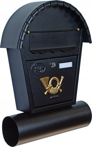 Briefkasten - Euro-Briefkasten, mit R&D-Magazin, schwarz