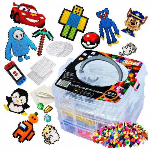  Bügelmaschine Bügelperlen-Set 8000-tlg