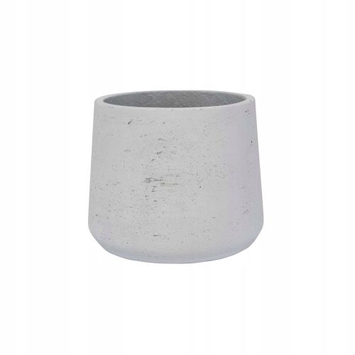  Töpfertöpfe 23 cm x 23 x 19 cm aus Keramik weiß