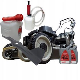    Weibang Benzin-Rasenmäher mit 196 cm³ Fassungsvermögen Korb 60 l, Schnittbreite 51 cm