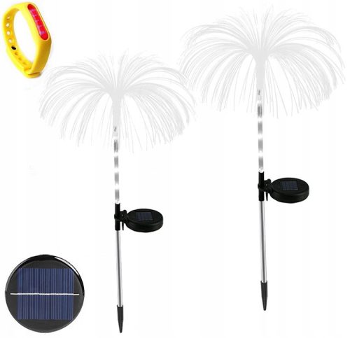 Gartenlampen stecken im Boden fest Omisport eingebettete Solarlampe, weiß, 55 cm, 1000 Stk.