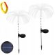 Gartenlampen stecken im Boden fest Omisport eingebettete Solarlampe, weiß, 55 cm, 1000 Stk.