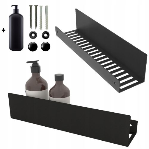 Badezimmerregale NewOps Duschregal 8x10x10 cm schwarz
