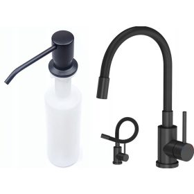  Quadron Maggie bodenstehender Küchenarmatur, schwarz