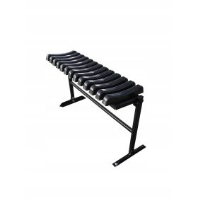 Bank ohne Rückenlehne, Metall, 82 x 25 cm