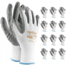   Ogrifox Handschuhe OGRIFOX OX-NITRICAR Schutzhandschuhe Größe 7 - S 12 Paar