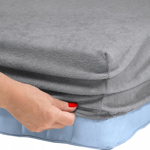 Frotteelaken mit Gummiband  J&W Frottee-Spannbettlaken 90 x 200 cm