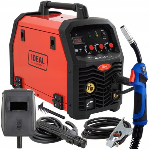  Halbautomatisches MIG/MAG-Schweißgerät, MMA Ideal 30-200 A 230 V
