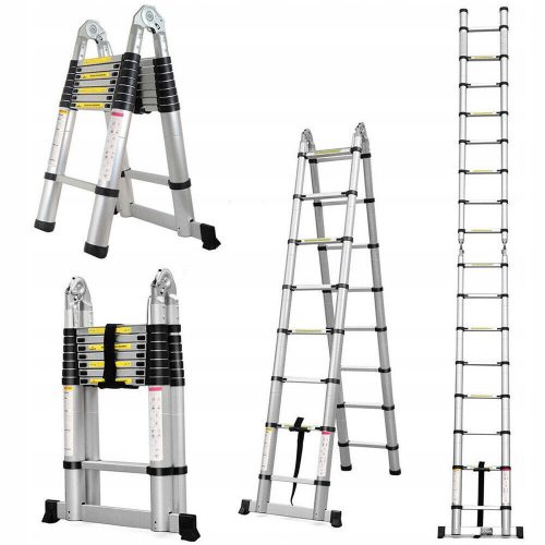 DayPlus Leiter 5 m Aluminium 16 bis 150 kg