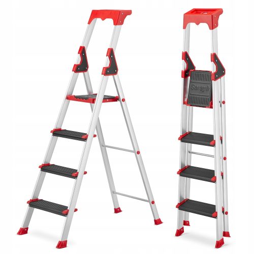 Höhere Leiter 3,05 m Aluminium 1 x 4 bis 150 kg