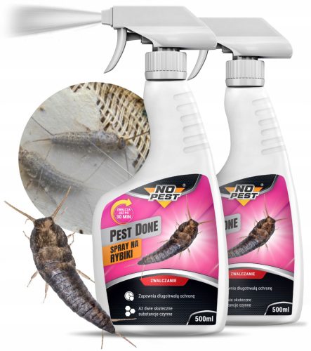 Sprühgerät, Aerosol gegen Silberfischchen No-Pest 0,5 kg