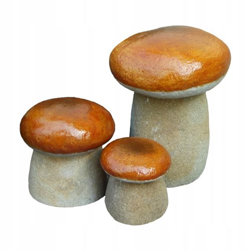  Gartensteine Pilze, 3er Set, Geschenk