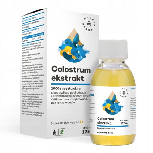 Colostrum Extrakt 125 ml - 100% Reine Kuhcolostrum, Kaseinfrei