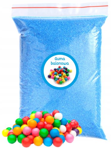  AdMaJ Zuckerwattegerät Zucker 1kg blau Kaugummi blau 1 W