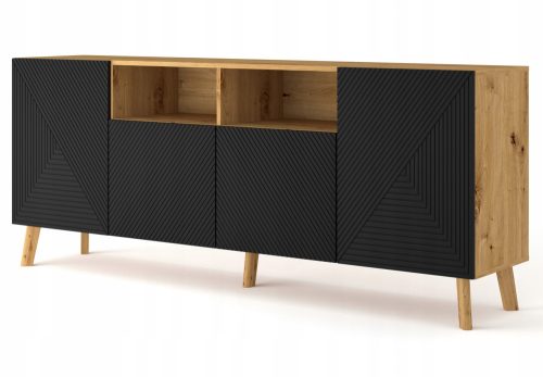  Bim Furniture LUXI Kommode 194,8 x 41,8 x 80 cm Artisan-Eiche matt