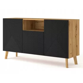   Bim Furniture LUXI Kommode 146 x 41,8 x 80 cm Artisan-Eiche matt