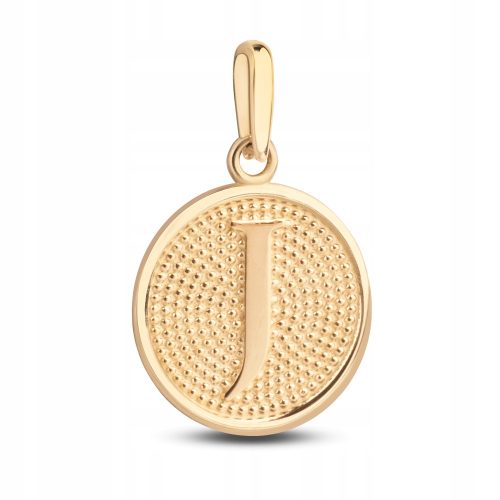  EINZIGARTIGER GOLDANHÄNGER MEDAILLE BUCHSTABE J 585