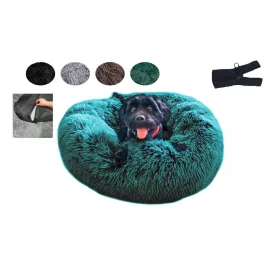    Lagram Hundesofa schwarz, Grautöne, mehrfarbig 80 cm x 80 cm