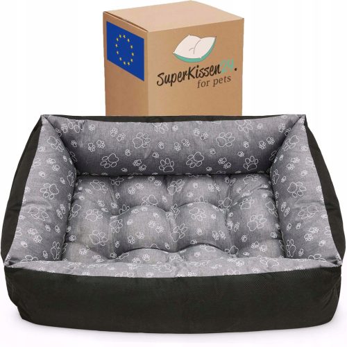  Superkissen24 Hundelaufstall Grautöne 60 cm x 45 cm