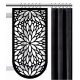 Vorhänge, Vorhänge bereit Firana-Panel aus Ekranowy-Polyester 50 cm x 120