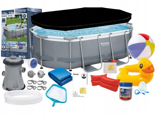 Bestway rechteckiger Rahmenpool 305 x 200 cm