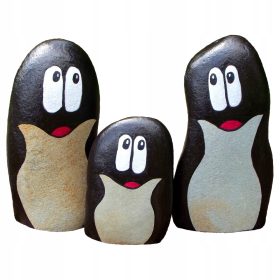  Gartenmaulwurf-Set mit 3 Figuren und Ornamenten