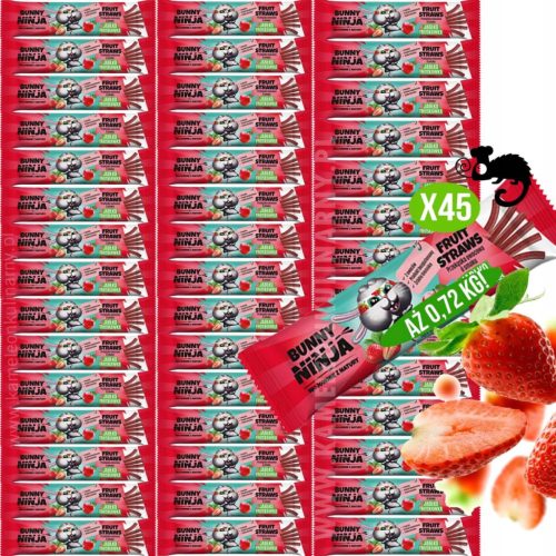 Bunny Ninja Fruit Straws – Fruchtige Snackstreifen ohne Zuckerzusatz