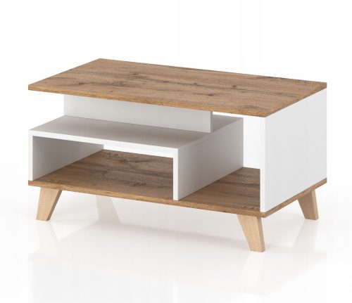  Concordia SCANDI rechteckiger Couchtisch 90 x 51 x 57 cm Wotan-Eiche