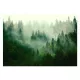 Wandbild „Nebliger Wald“ im skandinavischen Stil 416x254