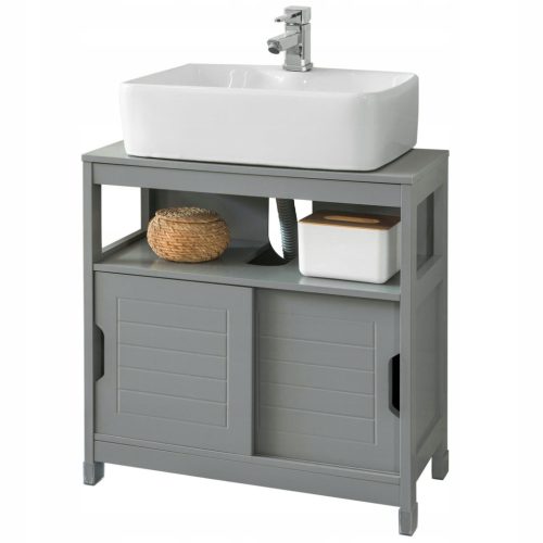  SoBuy Badezimmerschrank für Waschbecken FRG128-SG
