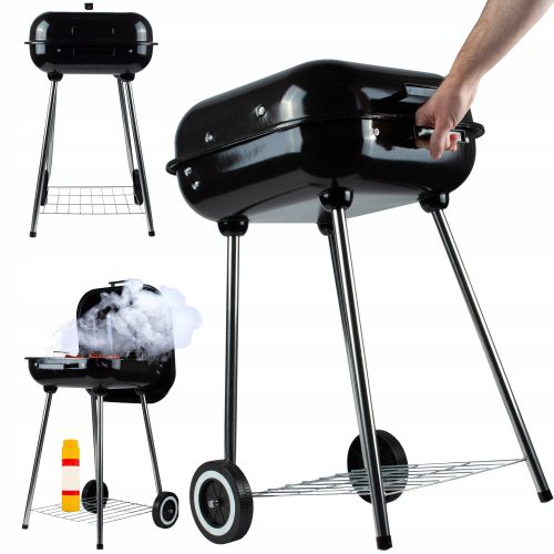 Holzkohlegrill - MalTec Holzkohlegrill 42 x 40 cm