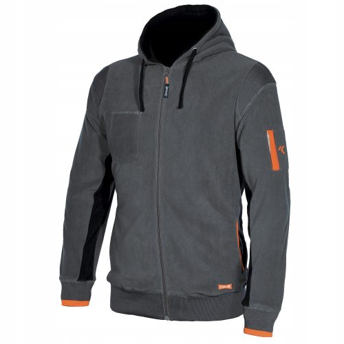 ISSA Ortigara 04807 Fleece-Sweatshirt, grau L