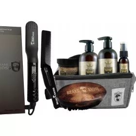  Set BRUSH Straightener Oil Beard Conditioner