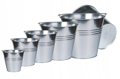 Verzinkter Sotka-Eimer mit Henkel 15 l