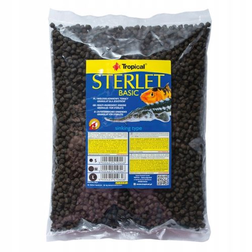 Futter für Störe Tropical Sterlet Basic Größe L 20 kg