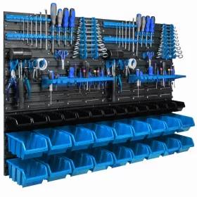    Botle Werkstattbrett KOM-ITBNN600x4-U2020-MIX15-NIEB 115 x 78 cm schwarz und blau