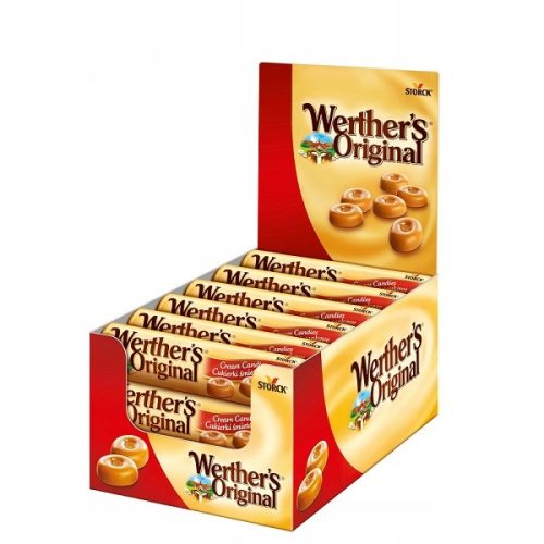 WERTHER'S ORIGINAL Bonbons, 24 Packungen à 50g