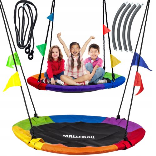  Seilschaukel Storchennest XLL 100cm 150kg für Kinder Maltrack