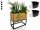 BLUMENSTÄNDER AUS HOLZ Blumenständer 40 cm Metall k1-d-4040