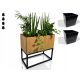 BLUMENSTÄNDER AUS HOLZ Blumenständer 40 cm Metall k1-d-4040