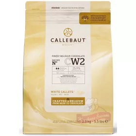 Callebaut Velvet Weiße Belgische Schokoladenpastillen 2,5kg