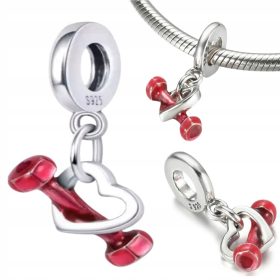  Gym Fitness Sportgewichte S925 E-CHARMS