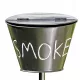  Aufklappbarer Gartenaschenbecher Smoke, Metall, 110 cm