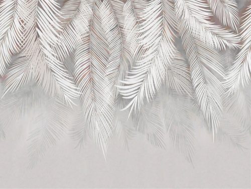 FOTOTAPETE FEDERN BLUME PALMENBLÄTTER DSCHUNGEL (12 MUSTER)
