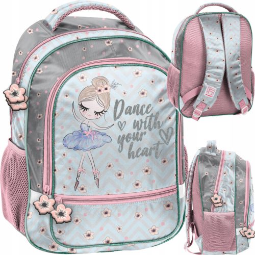 Schulrucksack für Mädchen mit Ballerina-Motiv