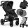  Lionelo Annet Plus Black Carbon Kinderwagen + Sonnenschutz für Autofenster. 2 Lionelo-Sonnenschirme