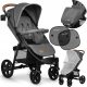  Lionelo Annet Plus Stone Caramel Kinderwagen + Sonnenschutz für Autofenster. 2 Lionelo-Sonnenschirme