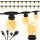 Gartenlichtergirlande Lumiled-Girlande 2000 cm Netz