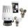 Eckiges Thermostatset Invena CD-76-K15-X